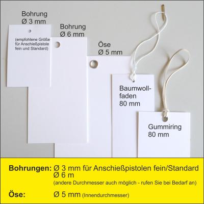 1.000 Stück Hangtags Finish