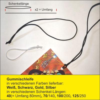 Hangtags Gummischlaufe