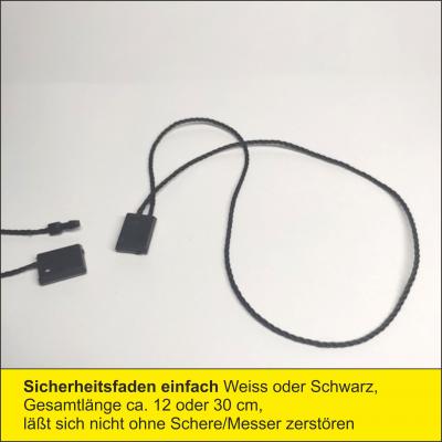 Hangtags Sicherheitsfaden