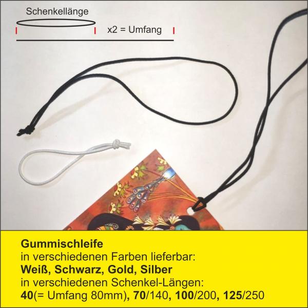 Hangtags Gummischlaufe