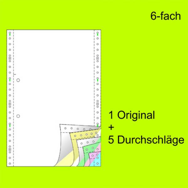 20.000 Sätze Endlosformulare 6-fach